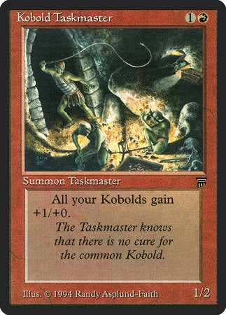 Kobold Taskmaster [Legends] | Dumpster Cat Games