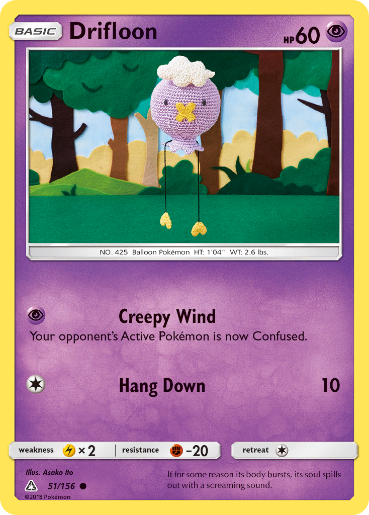 Drifloon (51/156) [Sun & Moon: Ultra Prism] | Dumpster Cat Games