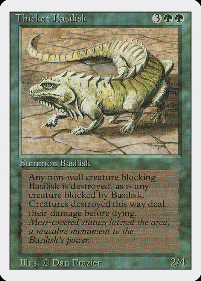 Thicket Basilisk [Revised Edition] | Dumpster Cat Games