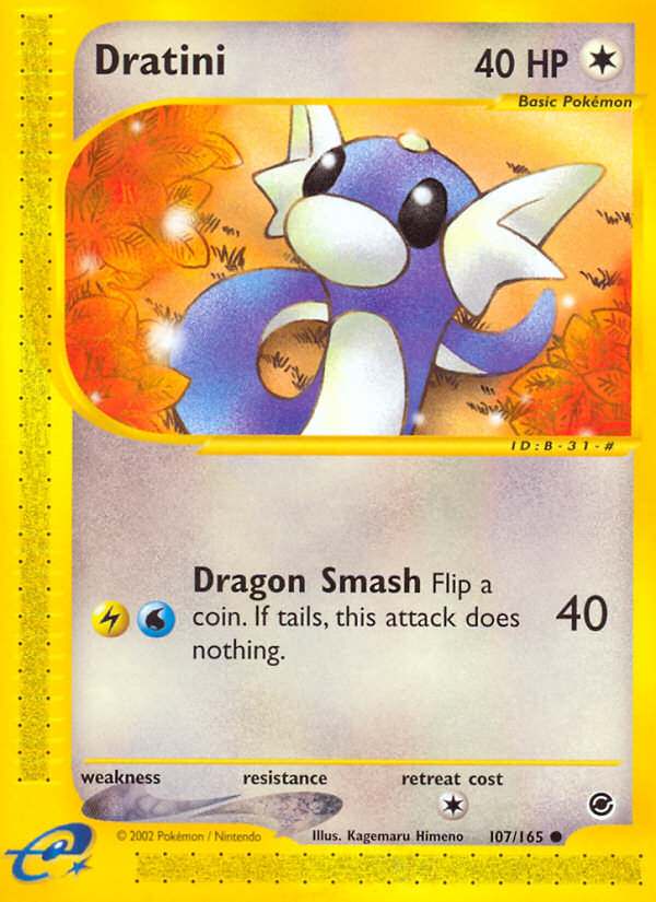 Dratini (107/165) [Expedition: Base Set] | Dumpster Cat Games