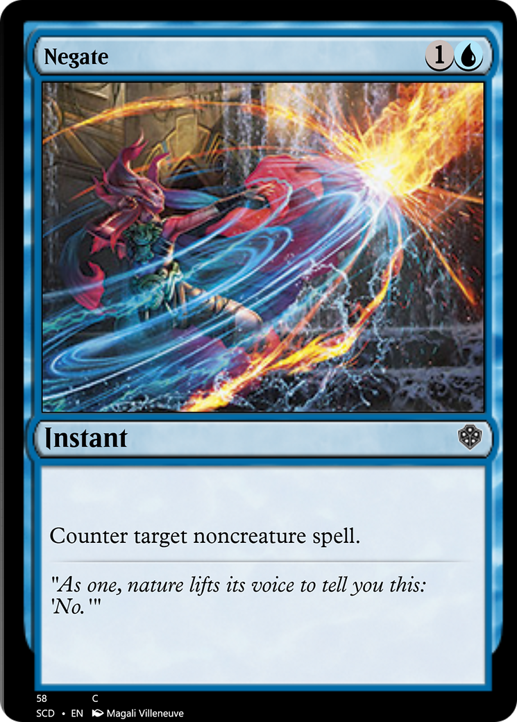 Negate [Starter Commander Decks] | Dumpster Cat Games