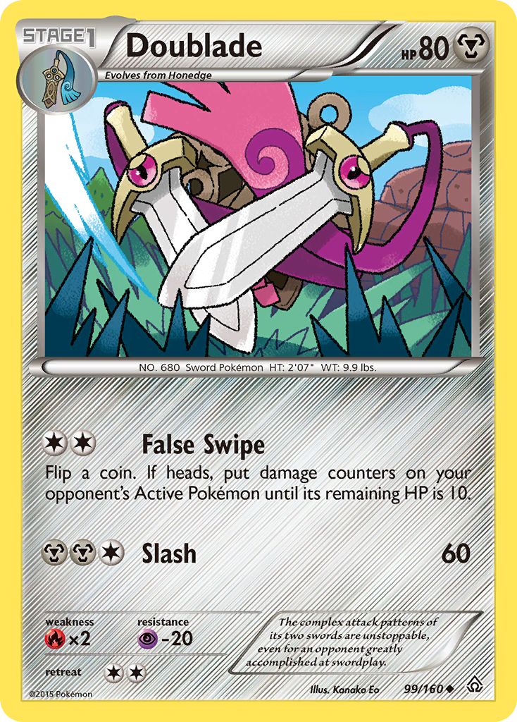 Doublade (99/160) [XY: Primal Clash] | Dumpster Cat Games