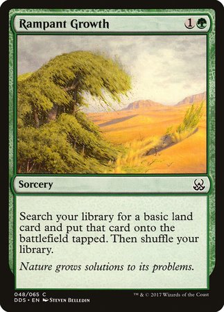 Rampant Growth [Duel Decks: Mind vs. Might] | Dumpster Cat Games