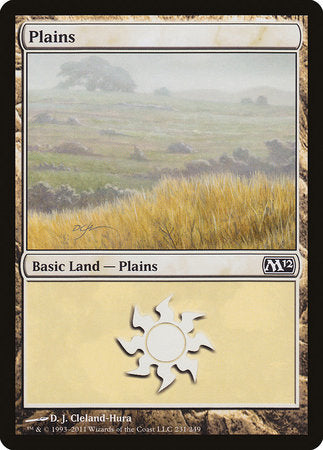 Plains (231) [Magic 2012] | Dumpster Cat Games