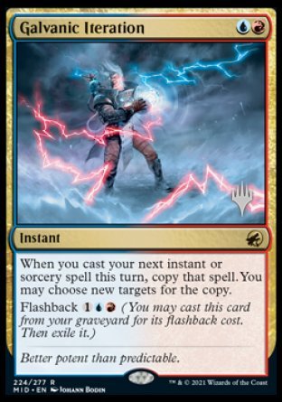 Galvanic Iteration (Promo Pack) [Innistrad: Midnight Hunt Promos] | Dumpster Cat Games
