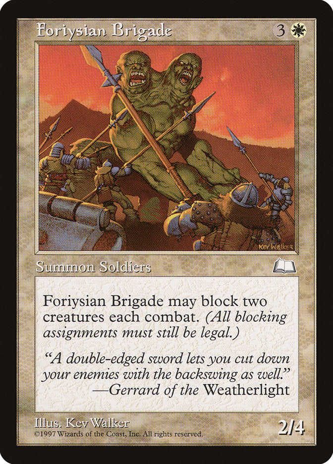 Foriysian Brigade [Weatherlight] | Dumpster Cat Games