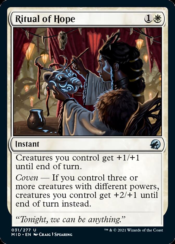 Ritual of Hope [Innistrad: Midnight Hunt] | Dumpster Cat Games