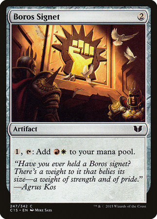 Boros Signet [Commander 2015] | Dumpster Cat Games
