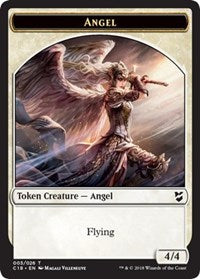 Angel // Soldier Double-sided Token [Commander 2018 Tokens] | Dumpster Cat Games