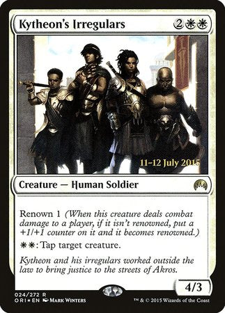 Kytheon's Irregulars [Magic Origins Promos] | Dumpster Cat Games