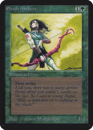 Elvish Archers [Limited Edition Alpha] | Dumpster Cat Games