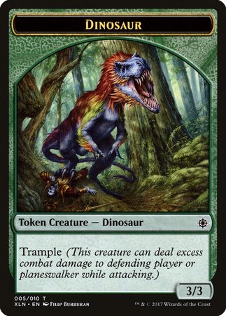 Dinosaur (005) Token [Ixalan Tokens] | Dumpster Cat Games