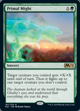 Primal Might [Core Set 2021] | Dumpster Cat Games