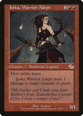 Jeska, Warrior Adept [Judgment] | Dumpster Cat Games