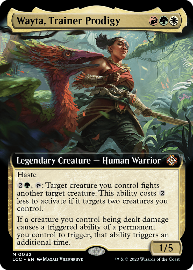 Wayta, Trainer Prodigy (Extended Art) [The Lost Caverns of Ixalan Commander] | Dumpster Cat Games