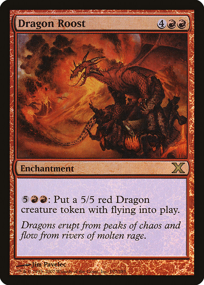 Dragon Roost (Premium Foil) [Tenth Edition] | Dumpster Cat Games