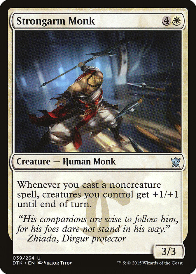 Strongarm Monk [Dragons of Tarkir] | Dumpster Cat Games
