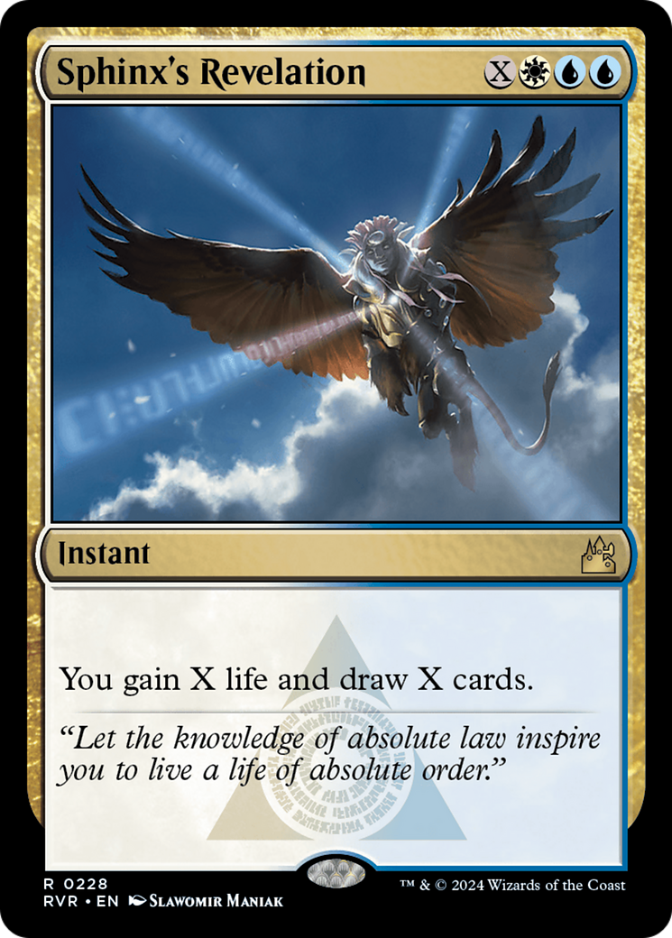 Sphinx's Revelation [Ravnica Remastered] | Dumpster Cat Games