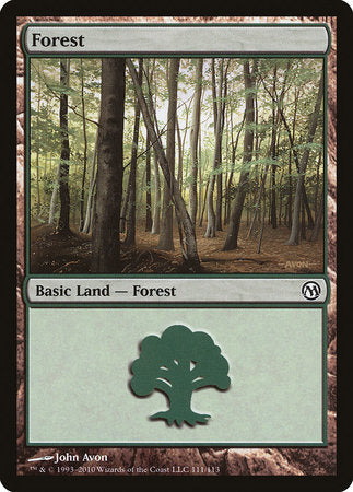 Forest (111) [Duels of the Planeswalkers] | Dumpster Cat Games