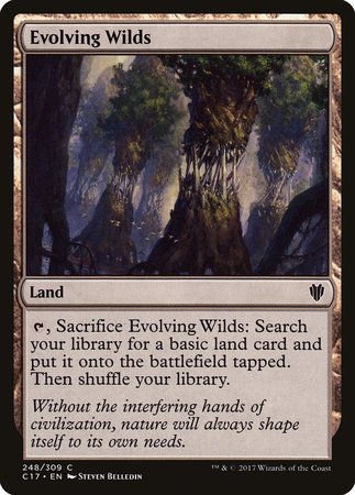 Evolving Wilds [Commander 2017] | Dumpster Cat Games