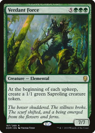 Verdant Force [Dominaria] | Dumpster Cat Games