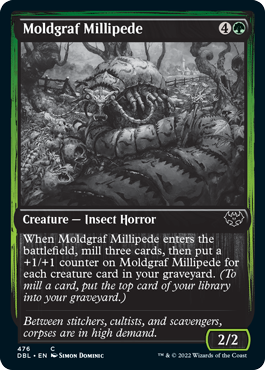 Moldgraf Millipede [Innistrad: Double Feature] | Dumpster Cat Games