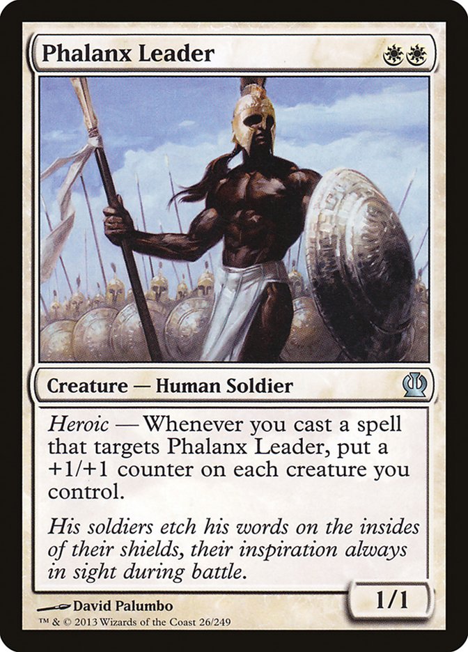 Phalanx Leader [Theros] | Dumpster Cat Games