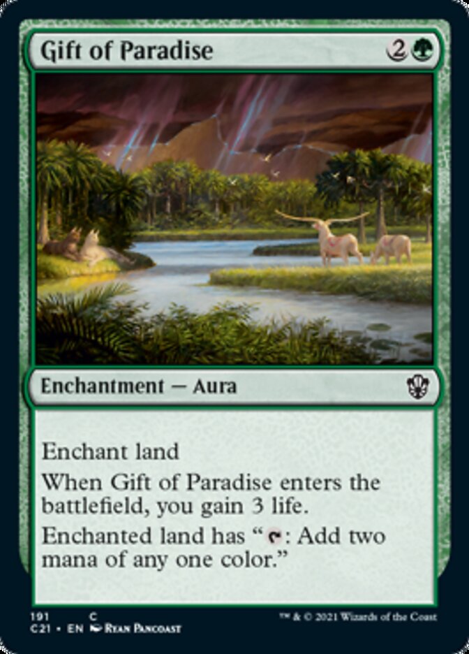 Gift of Paradise [Commander 2021] | Dumpster Cat Games