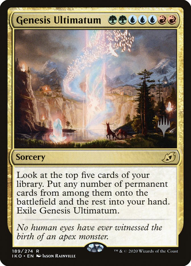 Genesis Ultimatum (Promo Pack) [Ikoria: Lair of Behemoths Promos] | Dumpster Cat Games