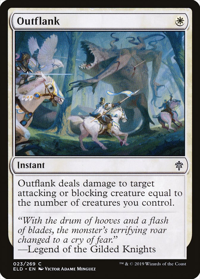 Outflank [Throne of Eldraine] | Dumpster Cat Games