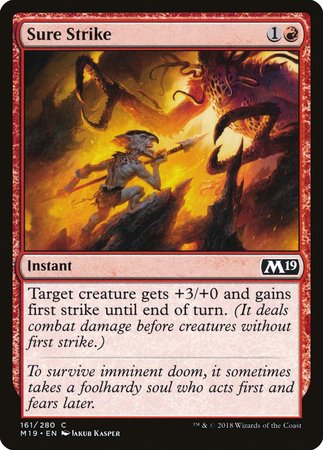 Sure Strike [Core Set 2019] | Dumpster Cat Games