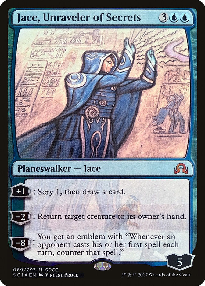 Jace, Unraveler of Secrets [San Diego Comic-Con 2017] | Dumpster Cat Games