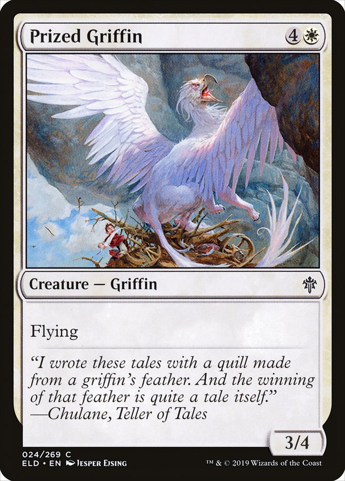 Prized Griffin [Throne of Eldraine] | Dumpster Cat Games