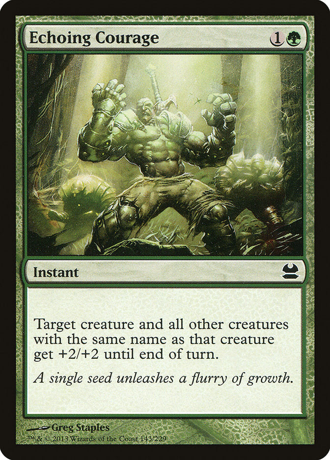 Echoing Courage [Modern Masters] | Dumpster Cat Games