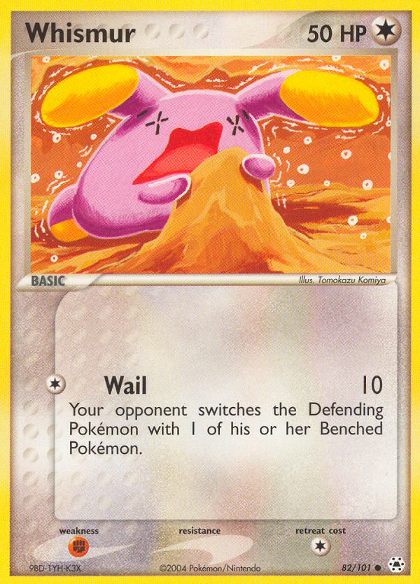 Whismur (82/101) [EX: Hidden Legends] | Dumpster Cat Games