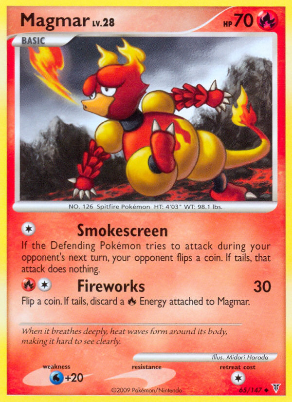 Magmar (65/147) [Platinum: Supreme Victors] | Dumpster Cat Games