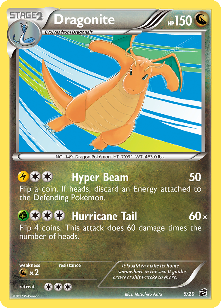 Dragonite (5/20) [Black & White: Dragon Vault] | Dumpster Cat Games