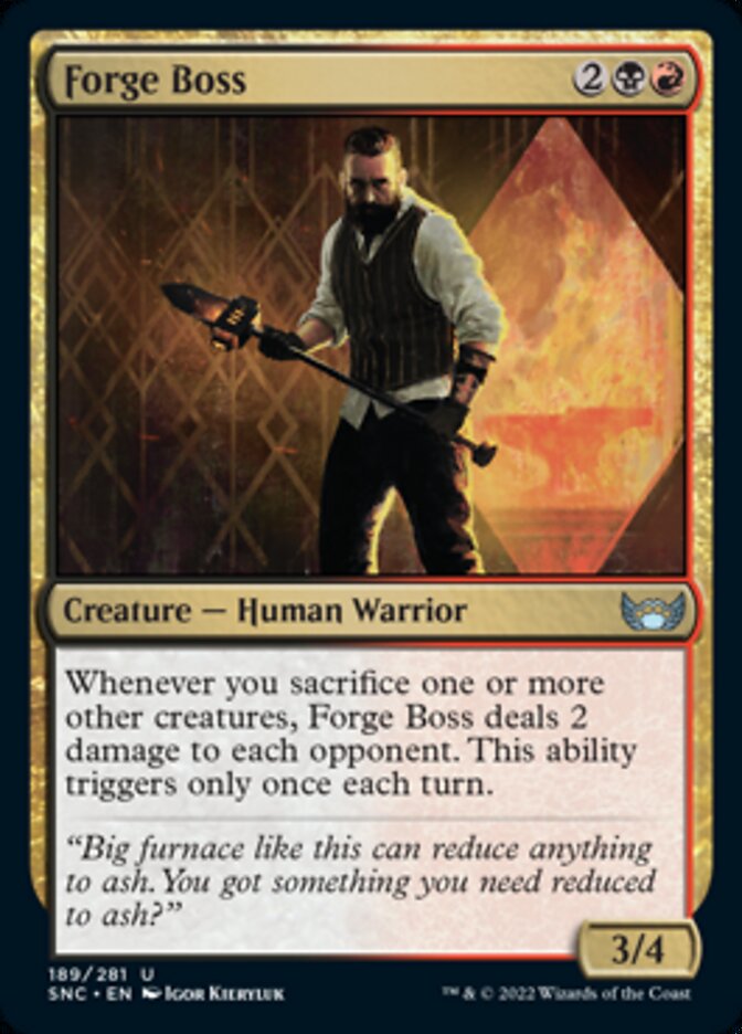 Forge Boss [Streets of New Capenna] | Dumpster Cat Games