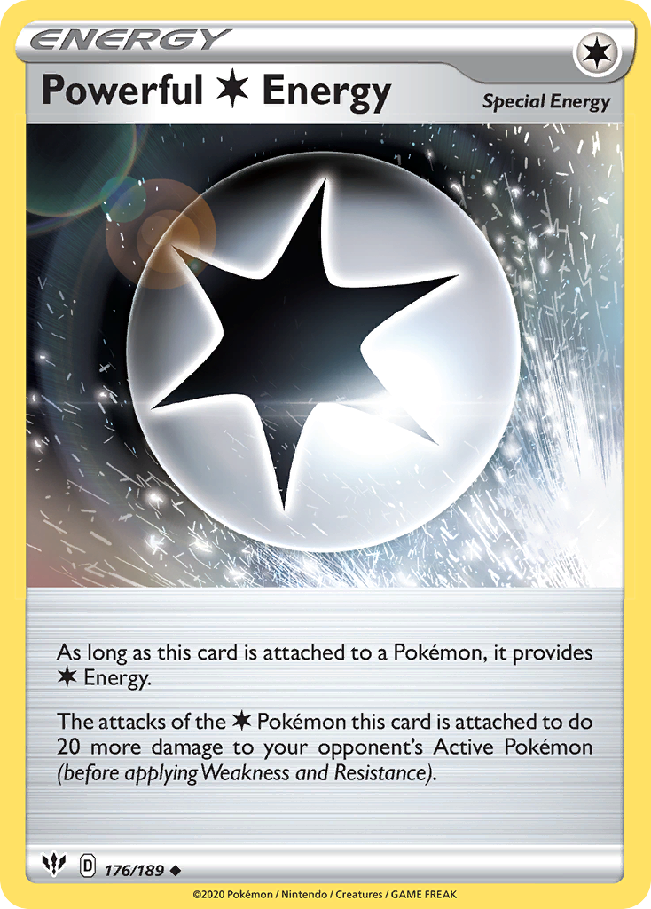 Powerful Colorless Energy (176/189) [Sword & Shield: Darkness Ablaze] | Dumpster Cat Games