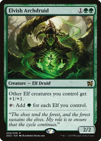 Elvish Archdruid [Duel Decks: Elves vs. Inventors] | Dumpster Cat Games