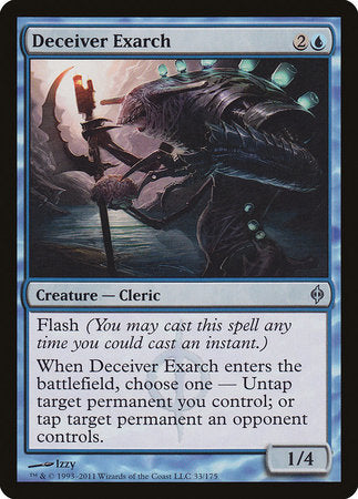 Deceiver Exarch [New Phyrexia] | Dumpster Cat Games