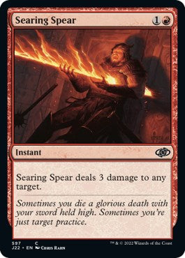 Searing Spear [Jumpstart 2022] | Dumpster Cat Games