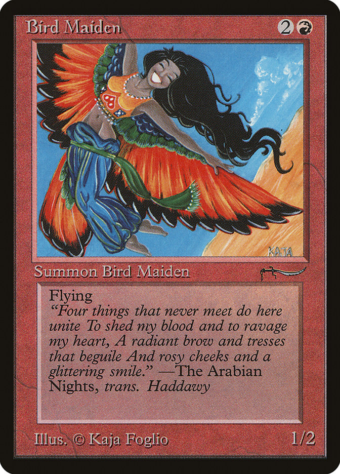 Bird Maiden (Light Mana Cost) [Arabian Nights] | Dumpster Cat Games