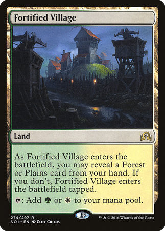 Fortified Village [Shadows over Innistrad] | Dumpster Cat Games