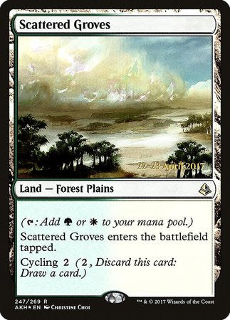 Scattered Groves [Amonkhet Promos] | Dumpster Cat Games