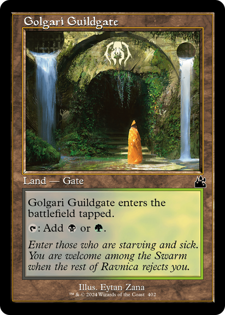Golgari Guildgate (Retro Frame) [Ravnica Remastered] | Dumpster Cat Games