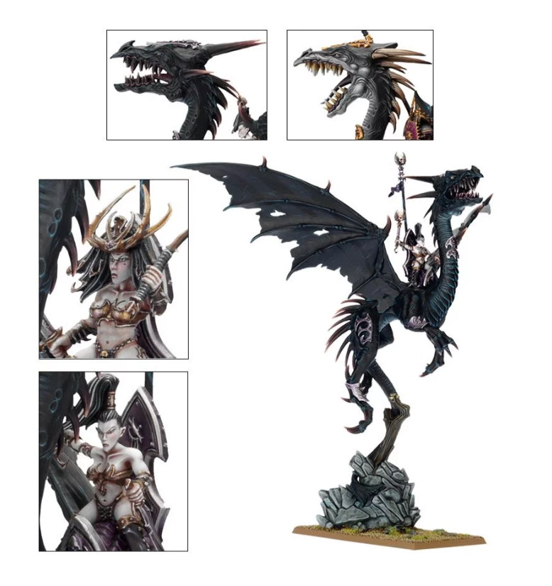 Sorceress on Black Dragon | Dumpster Cat Games