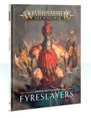 Battletome: Fyreslayers (Hardback) | Dumpster Cat Games