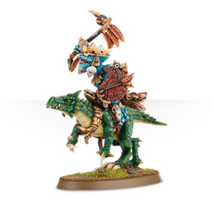Saurus Scar Veteran On Cold One | Dumpster Cat Games