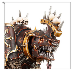 Lord of Khorne on Juggernaut | Dumpster Cat Games
